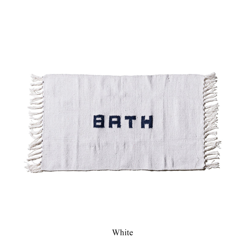 PUEBCO HANDLOOMED RECYCLE YARN BATH MAT