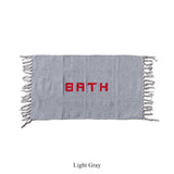 PUEBCO HANDLOOMED RECYCLE YARN BATH MAT