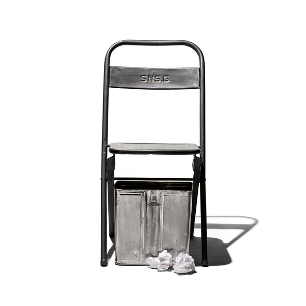 RECYCLE STEEL TRASH CAN / Rectangle