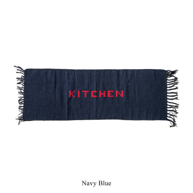 PUEBCO HANDLOOMED RECYCLE YARN KITCHEN MAT