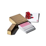 PUEBCO BRASS PLAYING CARD CASE
