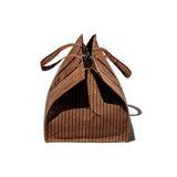 PUEBCO WAXED CANVAS LARGE BAG / Brown