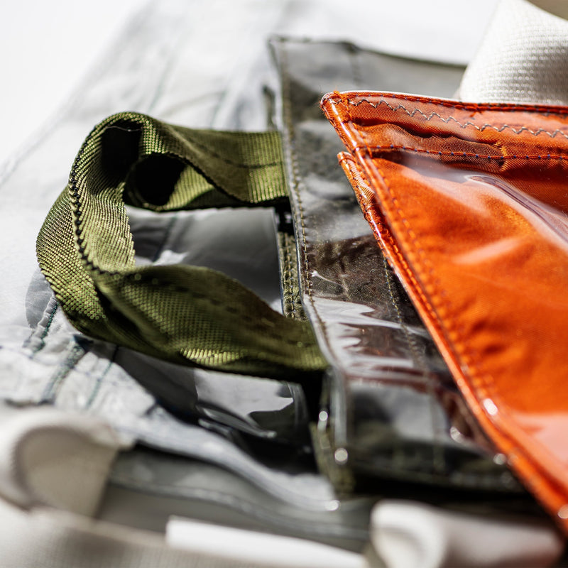 PUEBCO COVERED PARACHUTE DOCUMENT BAG / Olive