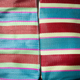 PUEBCO RECYCLED PLASTIC STRIPE BAG / Wide